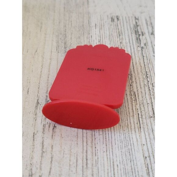 Christmas tree farm sign red mini Village accessory toy figure - Picture 4 of 4